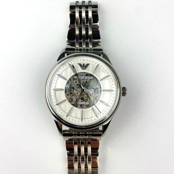 Emporio Armani AR1945 Men's Stainless Steel Automatic Watch, New with Tags - Picture 1 of 5